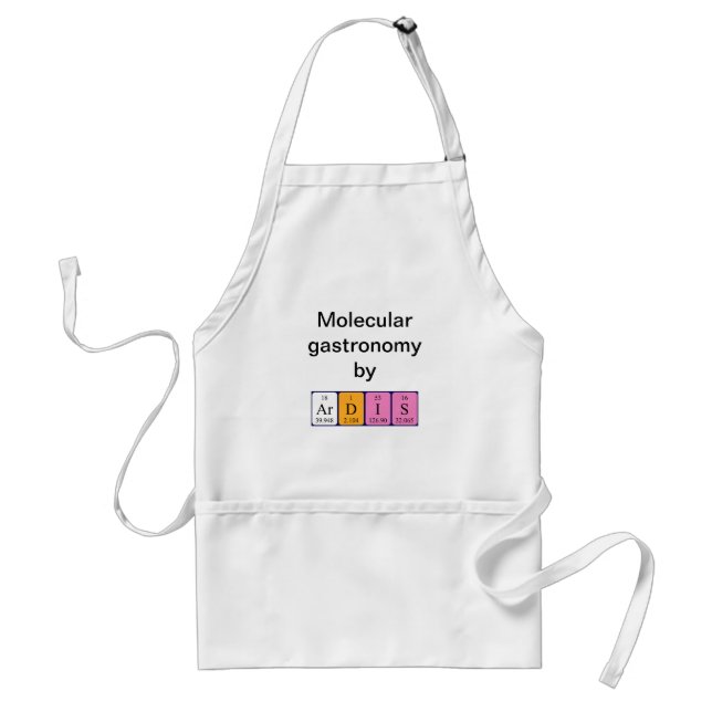 Ardis periodic table name apron (Front)