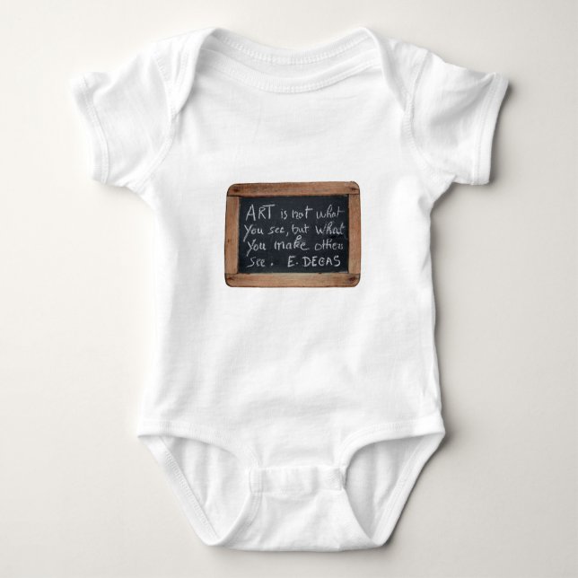 Ardoise 03 Artist's Quotes Infant Creeper (Front)