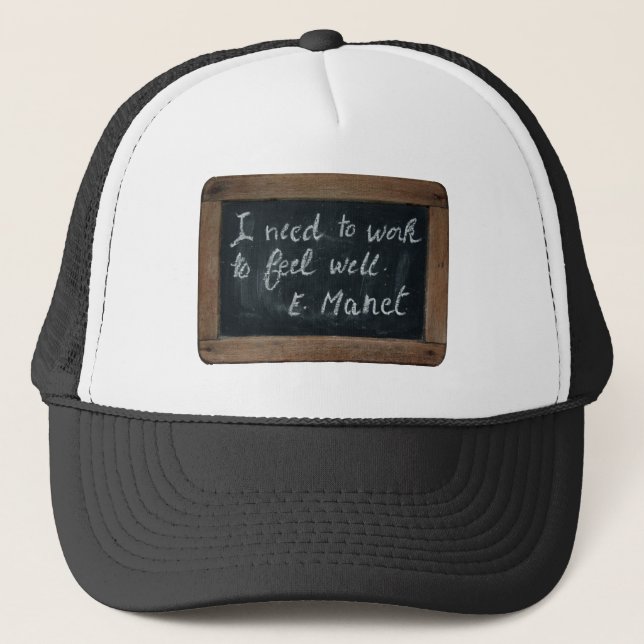 Ardoise 07 Manet's Quote Hat (Front)
