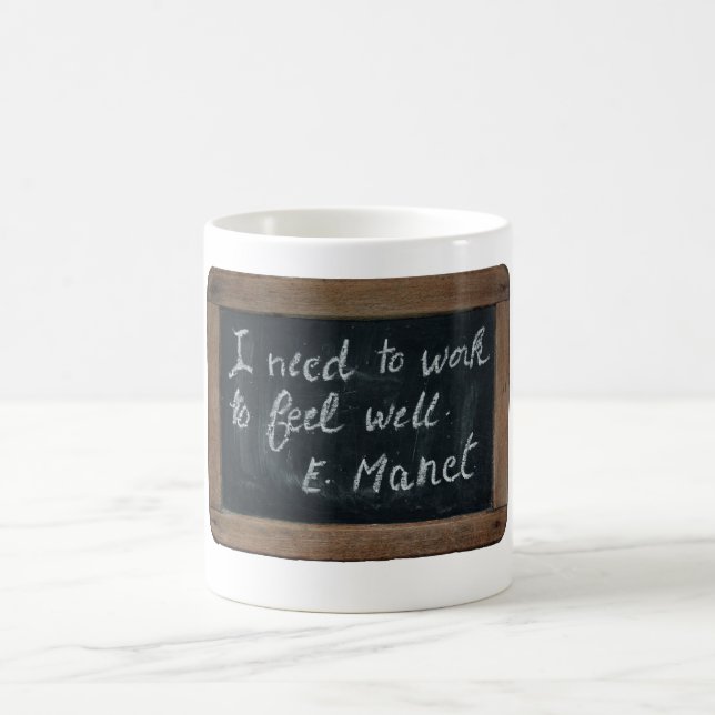 Ardoise 07 Manet's Quote Mug (Center)