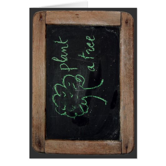Ardoise #12 - Plant a tree Cards (Front)