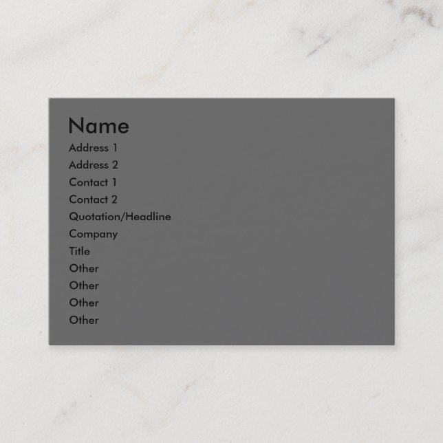 Ardoise Artist's Quotes Dagas Business cards (Front)