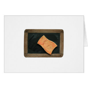 Ardoise Passer l'éponge Vintage School Slate GC Cards