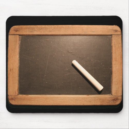 Ardoise Vintage School Slate with Chalk B MousePad