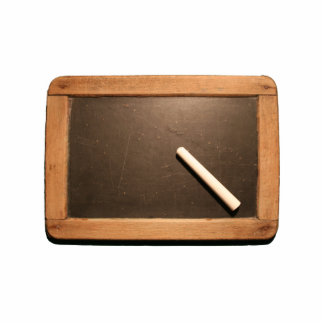 Ardoise Vintage School Slate with Chalk cutout S