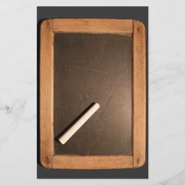 Ardoise Vintage School Slate with chalk Stationery (Front)