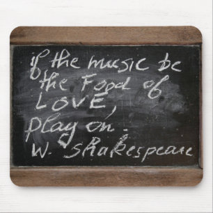Ardoise - W. Shakespeare's Quote - Mouse Pad