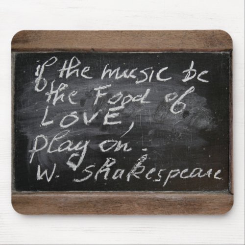Ardoise _ W Shakespeares Quote _ Mouse Pad