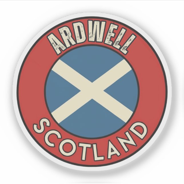 Ardwell, Scotland Sticker (Front)