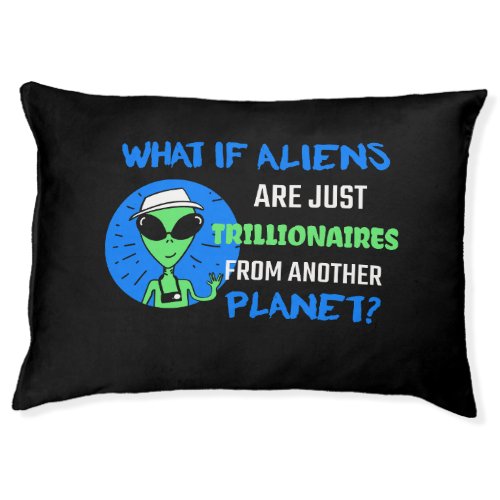 Are Aliens Just Trillionaires From Another Planet Pet Bed