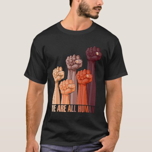 Are All Human Black History Pride Africa Juneteent T_Shirt