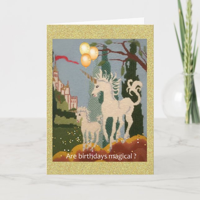 Are Birthdays Magical Greeting Card (Front)