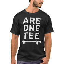 ARE ONE TEE (white-black)