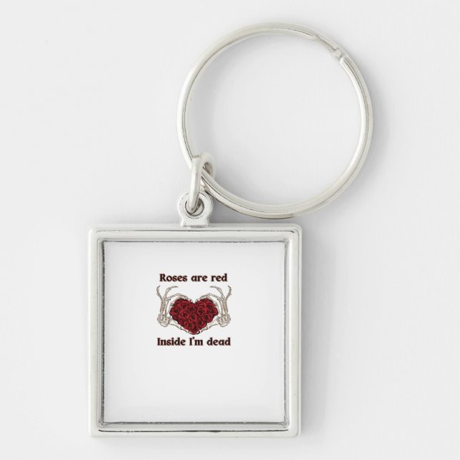 Are Red Im Dead Classic Style Keychain (Front)