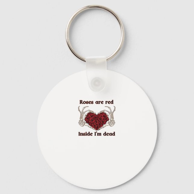 Are Red Im Dead Classic Style Keychain (Front)