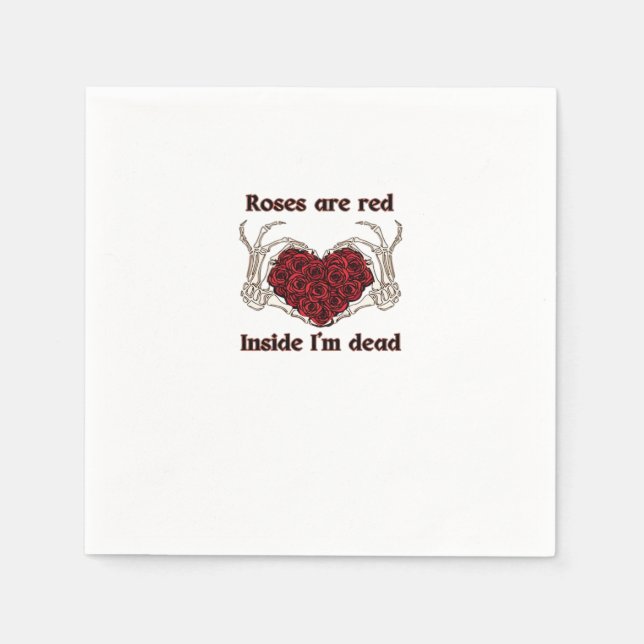 Are Red Im Dead Classic Style Napkins (Front)