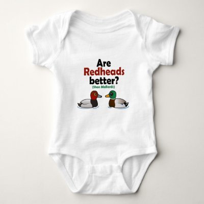Are Redheads better? Baby Bodysuit