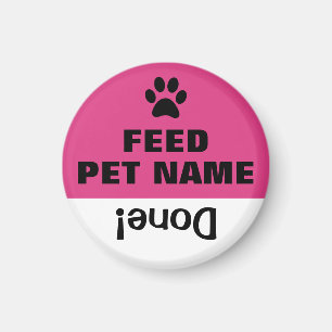 Are the pets fed? Task Chore List Reminder Magnet