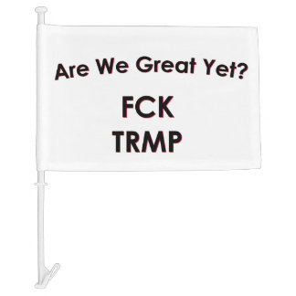Are We Great Yet? Car Flag