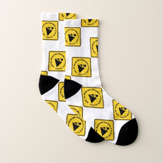 Are We Heading Toward A Fiscal Cliff? Econ Sign Socks
