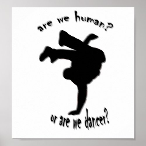 are we human or are we dancer poster