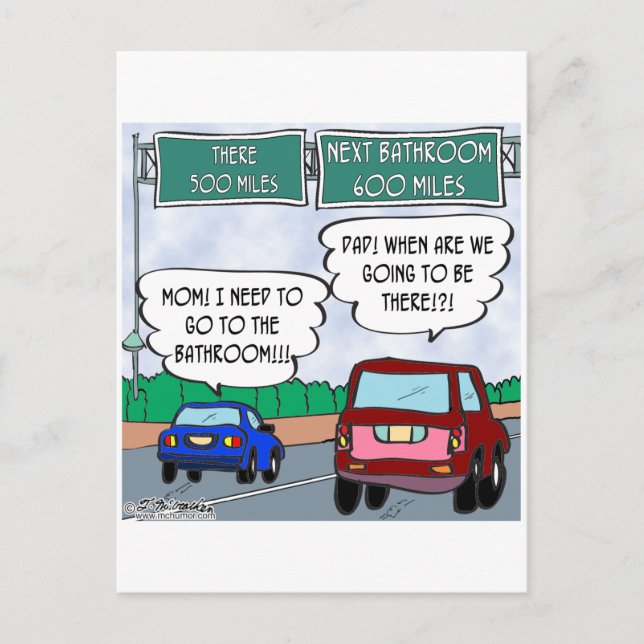 Are We There Yet? Postcard (Front)