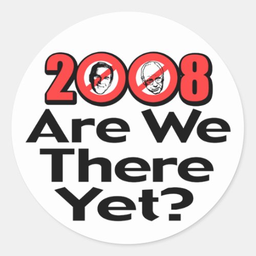 Are We There Yet Sticker 