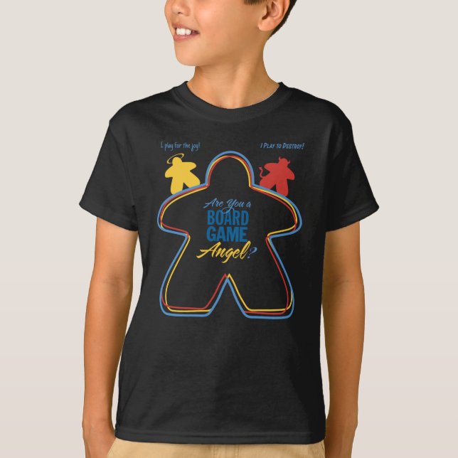 Are You a Board Game Angel? Boys Shirt (Front)