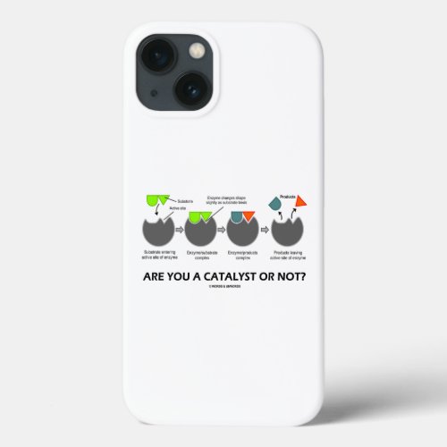 Are You A Catalyst Or Not Enzyme_Substrate iPhone 13 Case