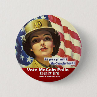Are you a girl with a star spangled heart? Button