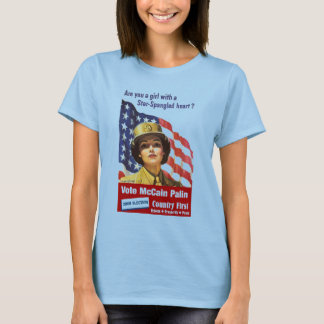 Are you a girl with a star spangled heart? T-Shirt