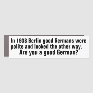 Are you a good German? Car Magnet