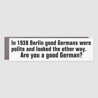 Are you a good German? Car Magnet