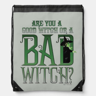 Are You A Good Witch Or A Bad Witch? Drawstring Bag