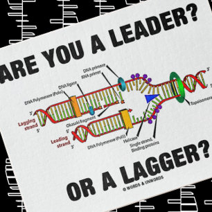 Are You A Leader? Or A Lagger? Geek DNA Humor Jigsaw Puzzle