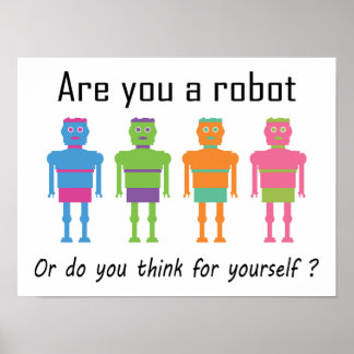 Are you a Robot? Poster