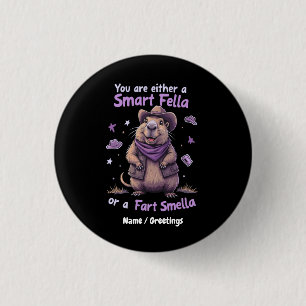 Are You a Smart Fella or a Fart Smella Funny Button