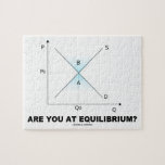 Are You At Equilibrium? Supply-and-demand Curve Jigsaw Puzzle at Zazzle