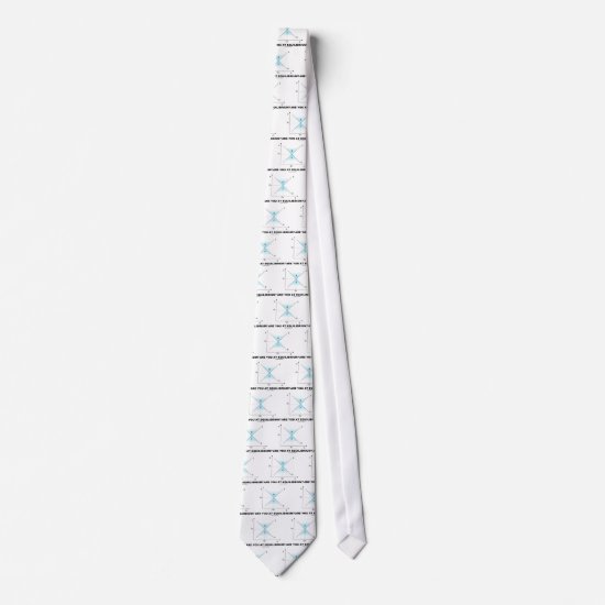 Are You At Equilibrium? (Supply-And-Demand Curve) Neck Tie