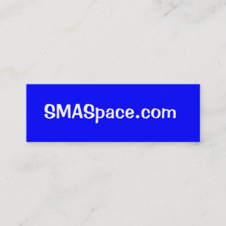 Are you connected? mini business card