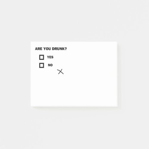 Are You Drunk Post_it Notes