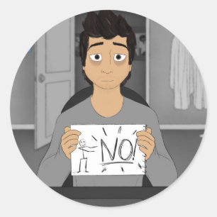 "Are You Ever Going to Change?" Classic Round Sticker