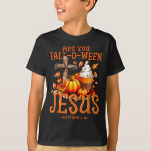 Are You Fall-o-ween Jesus Matthew 4 19 Halloween C T-Shirt