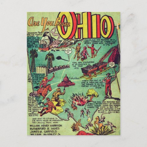 Are You From Ohio Postcard