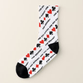 Are You Hungry For Bridge? Four Card Suits Socks (Left Outside)