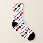 Are You Hungry For Bridge? Four Card Suits Socks (Right Outside)