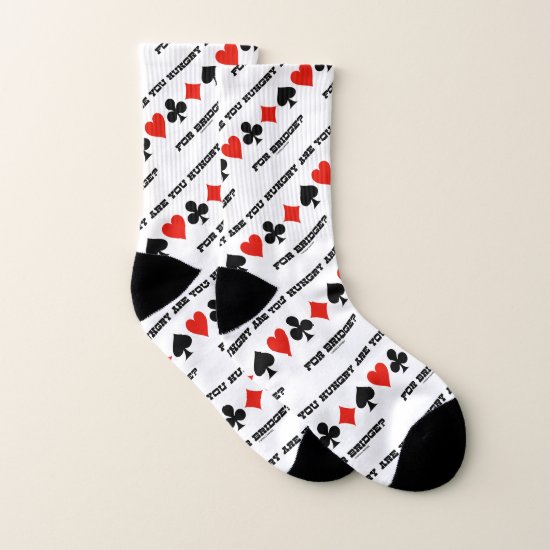 Are You Hungry For Bridge? Four Card Suits Socks