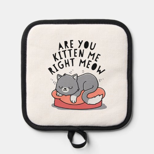 Are You Kitten Me Right Meow Pot Holder