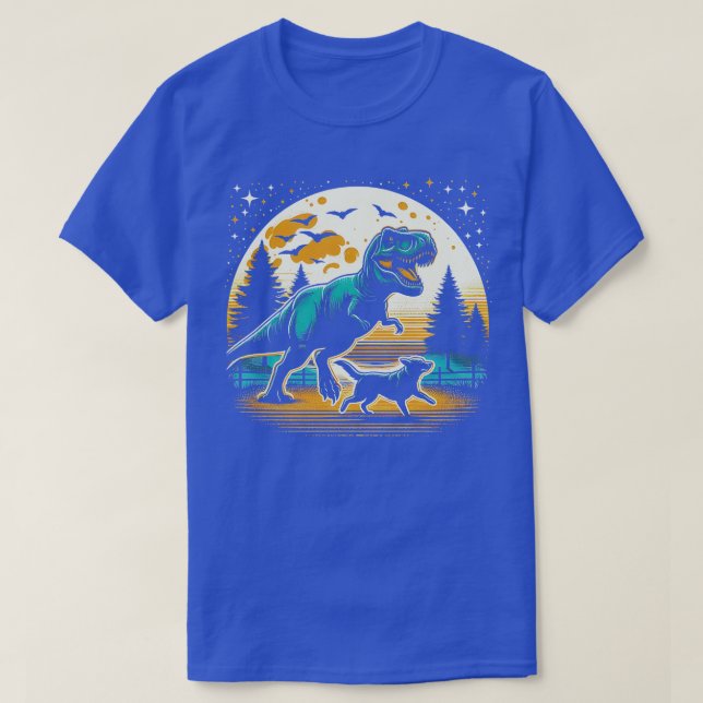 Are you looking for a Funny Halloween Trex Walking T-Shirt (Design Front)