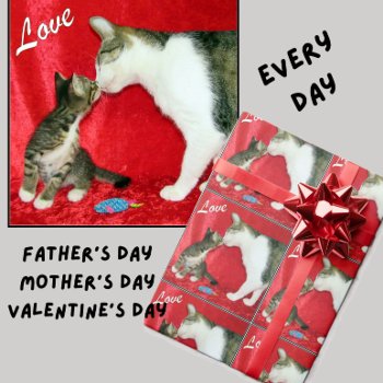 Are You My Daddy Love Wrapping Paper by CatsEyeViewGifts at Zazzle